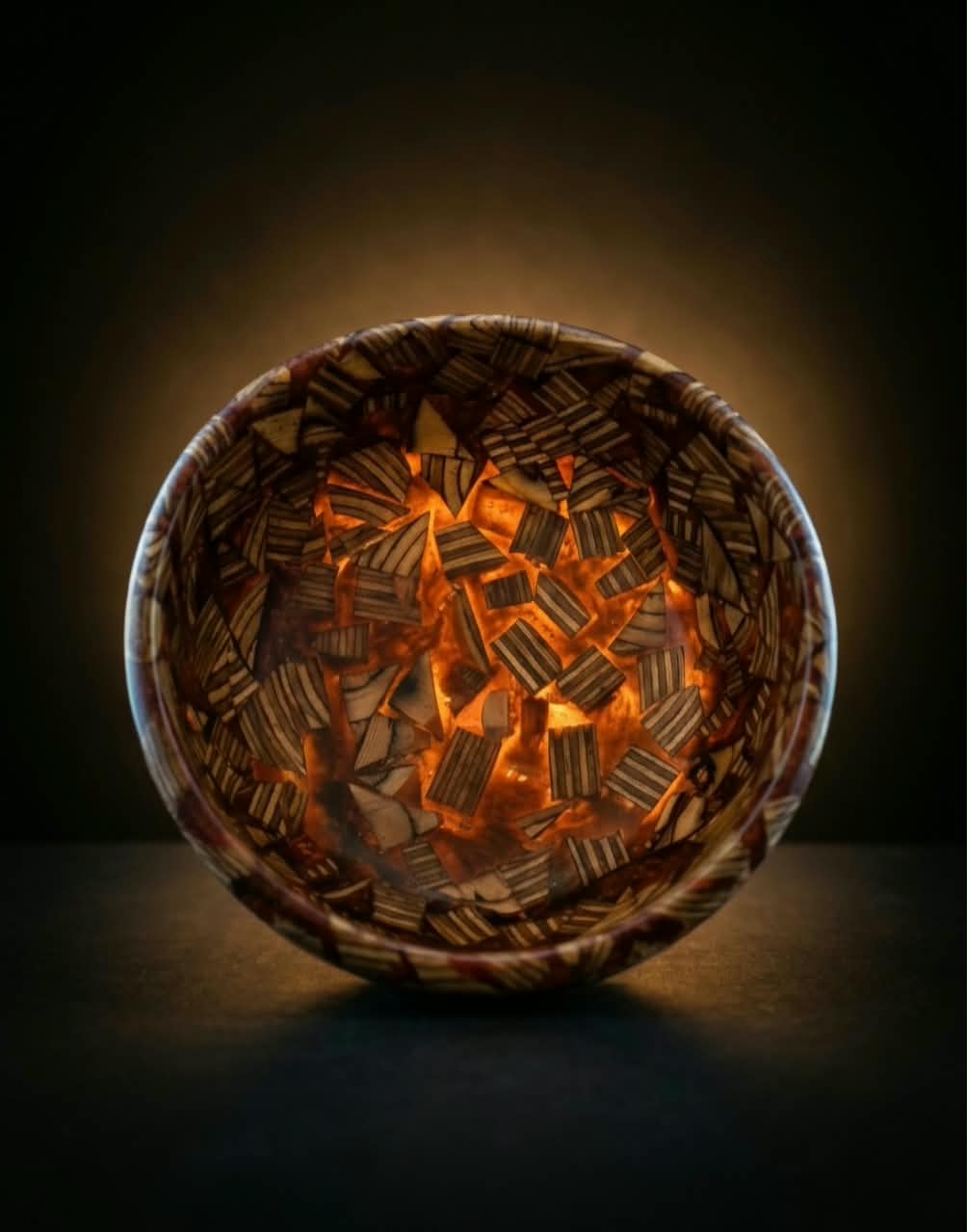 MOSAIC RESIN BOWL