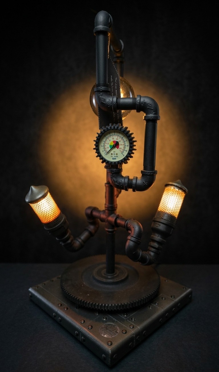 STEAMPUNK PIPE LAMP